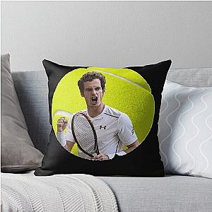 Andy Murray Tennis Ball Classic Throw Pillow