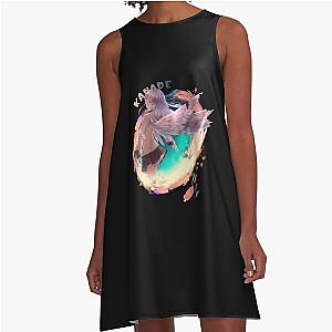 Unraveling Angel Beats A-Line Dress