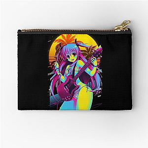 Harmonizing Emotions in Angel Beats Zipper Pouch