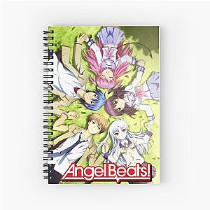 Angel Beats - poster Spiral Notebook