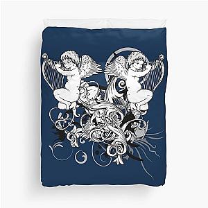 Angels Drawing Duvet Cover