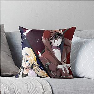 Rachel Gardner Angels of Death Painting Art Throw Pillow