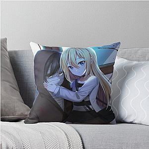 Rachel Gardner Angels of Death Drawing For Otaku Throw Pillow