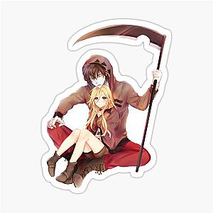 Isaac and Rachel from Angels of Death Sticker