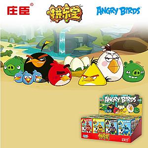 Angry Bird Mini Assembled Building Blocks Full Set of Deformed Car