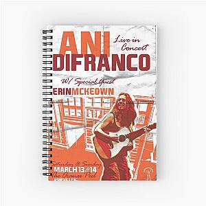 Ani DiFranco - Concert Poster Spiral Notebook