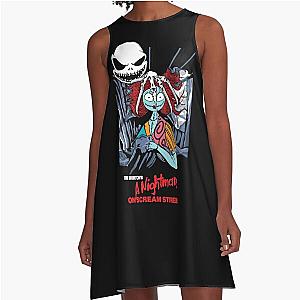 A Nightmare On Scream Street   A-Line Dress