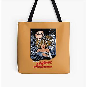 A Nightmare On Scissor Street   All Over Print Tote Bag