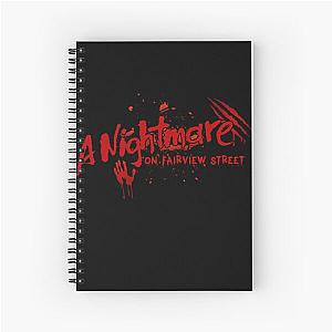 A Nightmare on Slasher Film - A Nightmare on Movie Spiral Notebook