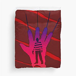 of Nightmare Dream Slasher Maniac Retro Colours Duvet Cover