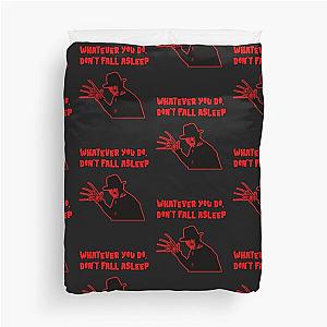 Nightmare 80s horror movies quotes  Duvet Cover