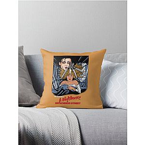 A Nightmare On Scissor Street   Throw Pillow