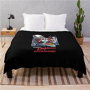 A Nightmare On Scream Street Throw Blanket