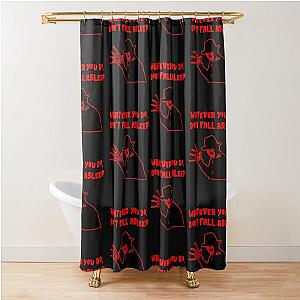 Nightmare 80s horror movies quotes  Shower Curtain