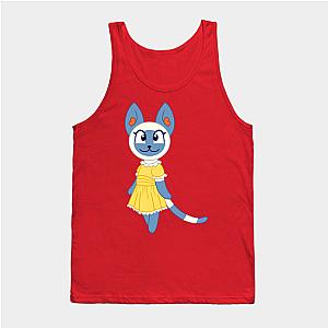 Animal Crossing Tank Tops - Mitzi in a yellow dress Tank Top TP2712