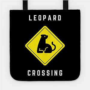 Animal Crossing Bags - Leopard Crossing Animal Road Sign Tote TP2712