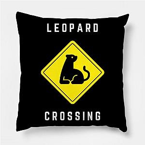 Animal Crossing Pillows - Leopard Crossing Animal Road Sign Pillow TP2712