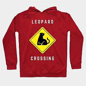 Animal Crossing Hoodies - Leopard Crossing Animal Road Sign Hoodie TP2712