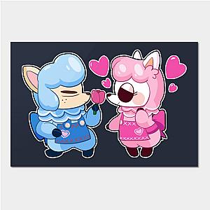 Animal Crossing Posters - Alpaca couple Poster TP2712