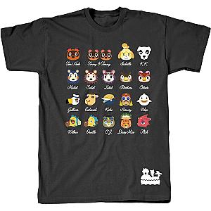 Animal Crossing T-Shirts - All Characters Cute Animal Crossing T-Shirt