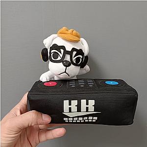 15cm Black White K.K. Slider DJ Animal Crossing Cosplay Stuffed Toy Plush