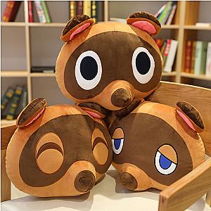 40cm Brown Tom Nook Head Animal Crossing Stuffed Toy Plush