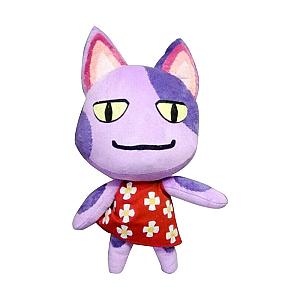 20cm Purple Bob Cat Animal Crossing Stuffed Toy Plush