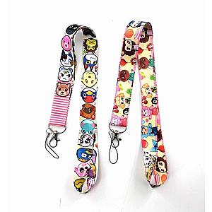 Animal Crossing Cartoon Key Lanyard