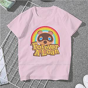 Tom Nook Forever A Loan Rainbow Animal Crossing New Horizon Game T-shirt