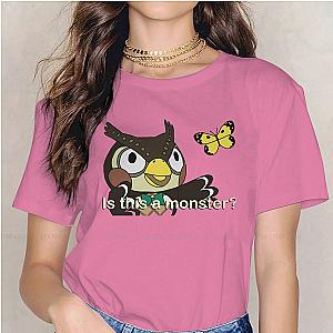 Blathers Animal Crossing Is This A Monster Butterfly Cartoon Print T-shirt
