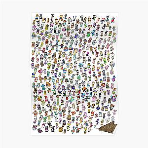 Animal Crossing Posters - New Leaf - All Villagers Poster RB3004