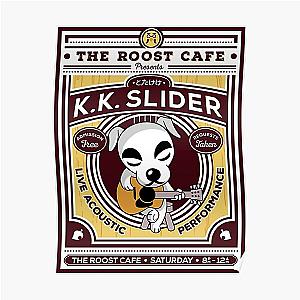 Animal Crossing Posters - The Roost Cafe K.K. Slider Poster RB3004