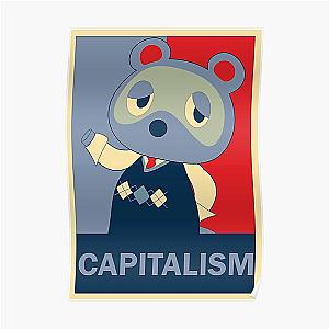 Animal Crossing Posters - Tom Nook/ Tanukichi Capitalism Design Poster RB3004