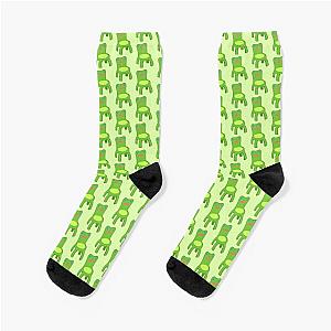 Animal Crossing Socks-Classic Froggy Chair Outlined Socks RB3004