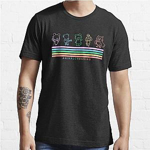 Animal Crossing T-Shirts - Rainbow Essential T-Shirts RB3004