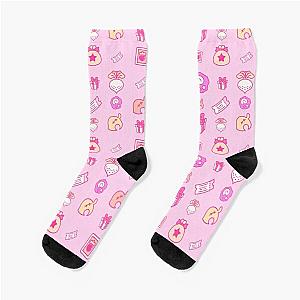 Animal Crossing Socks-Animal Crossing repeating pattern Socks RB3004