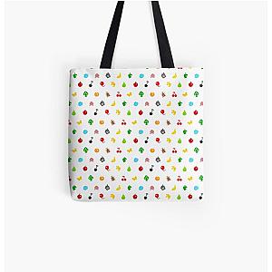 Animal Crossing Bags -  Icons All Over Print Tote Bag RB3004