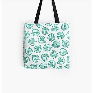 Animal Crossing Bags - Tanuki Leaf All Over Print Tote Bag RB3004