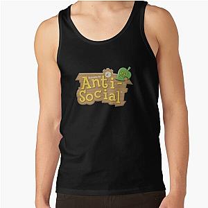 Animal Crossing Tank Tops - BEST SELLER   Anti Social Merchandise Tank Top RB3004