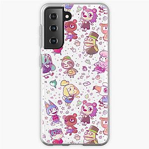 Animal Crossing Cases - Animal Crossing Pattern Samsung Galaxy Soft Case RB3004