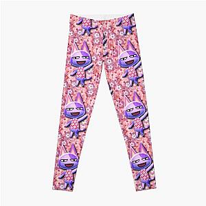 Animal Crossing Leggings - Floral Bob The Cat  Leggings RB3004