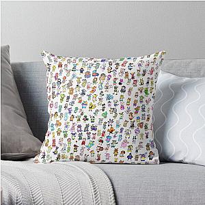 Animal Crossing Pillows - New Leaf  -  All Villagers Throw Pillow RB3004