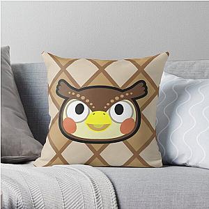 Animal Crossing Pillows - Blathers  Throw Pillow RB3004