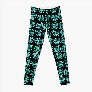 Animal Crossing Leggings -  New Horizons Leaf Pattern Leggings RB3004