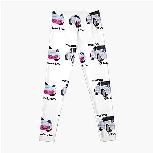 Animal Crossing Leggings - Mazda Miatabette (Miata + Jambette) Leggings RB3004