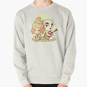 Animal Crossing Sweatshirts - Isabelle and K.K. Slider Pullover Sweatshirt RB3004