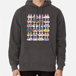 Animal Crossing Hoodies - Cat Villager Heads Pullover Hoodie RB3004