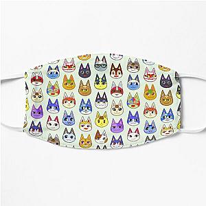 Animal Crossing Face Masks - Animal Crossing Cats Flat Mask RB3004