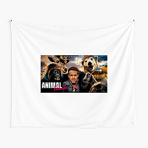 Animal Friends > Human Drama Animal Friends Tapestries