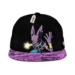 Beerus Cap Hat Custom Anime Dragon Ball Snapback GOTK2402